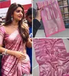 SF 829 Banarsi Handloom Silver Tissue Zari Silk Party Wear Saree Wholesalers In Surat